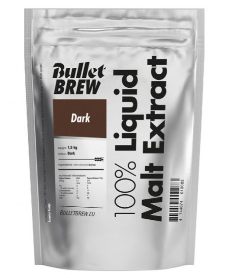 Skystas salyklo ekstraktas Bullet Brew Dark, 1,5kg