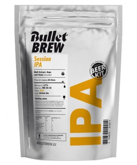 Ekstraktinis rinkinys Bullet Brew Session IPA, 2,2kg