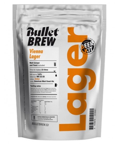 Ekstraktinis rinkinys Bullet Brew Vienna Lager, 2,5kg