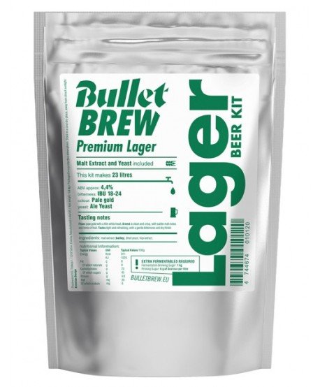 Ekstraktinis rinkinys Bullet Brew Premium Lager, 1,8kg