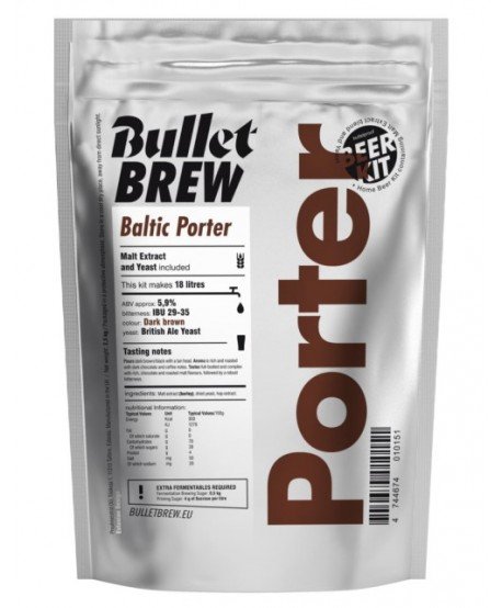 Ekstraktinis rinkinys Bullet Brew Baltic Porter, 2,5kg