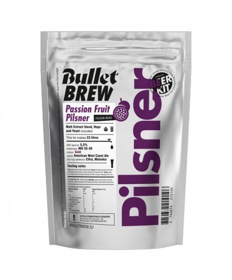Ekstraktinis rinkinys Bullet Brew Passionfruit Pilsner, 2,2kg