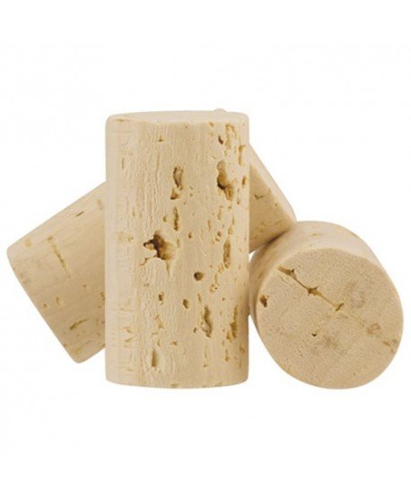 Natūralūs vyno butelių kamščiai