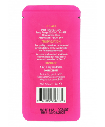 WHC Lab High Voltage sausos alaus mielės, 11 g