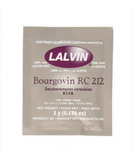 Vyno mielės Lalvin Bourgovin RC212 naminei vyndarystei